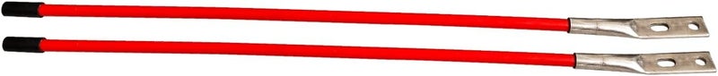 FUYEAR Snow Plow Blade Markers Guides Kit Red 27" Internal All Steel Wire Never Breaks 304L Stainless Steel Joint High Visibility Easy Installation for Blizzard Boss SNO-Way Western Snowplows - Image 4